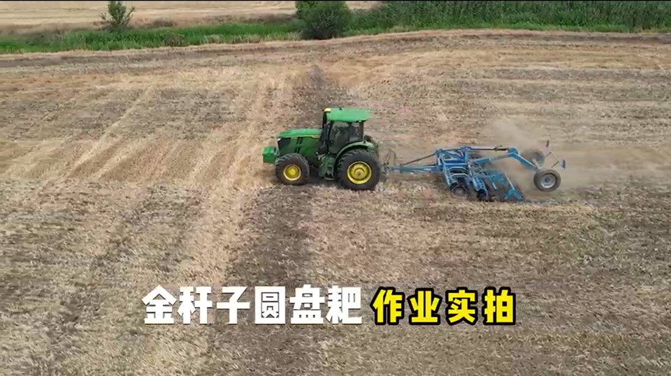 金杆子圆盘耙，作业实拍
