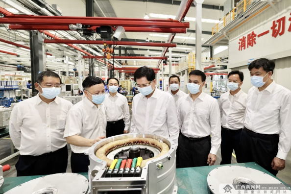 广西壮族自治区主席蓝天立到玉柴调研先进制造业高质量发展 提出这些鲜明要求