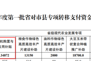 【资金】江苏省下达2024年度第一批省对市县专项转移支付预算资金的通知