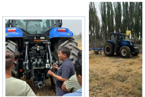 纽荷兰T2004/T2204拖拉机喀什演示会火热收官