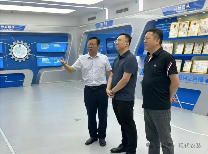 河北省武邑县副县长一行到访现代农装调研交流