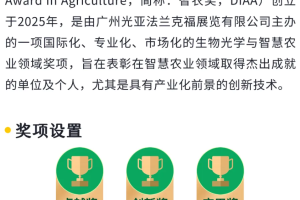 GILE 2026 | 第二届光亚数智农业奖暨智慧农业新锐学者论坛演讲嘉宾征集活动