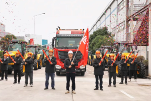 万马奔腾启新程，绿色动力赴全球——柳工农机2026年全球订单交付发车仪式圆满举行