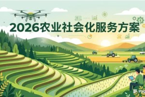 重磅落地！福建 2026 农业社会化服务方案全文解读，补贴比例、申报流程、资金拨付一次性讲透