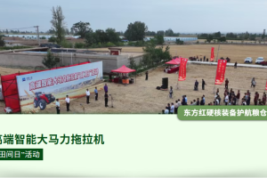 『东方红硬核装备护航粮仓』高端智能大马力拖拉机田间日启幕