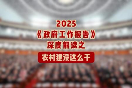 2025《政府工作报告》深度解读之农村建设这么干