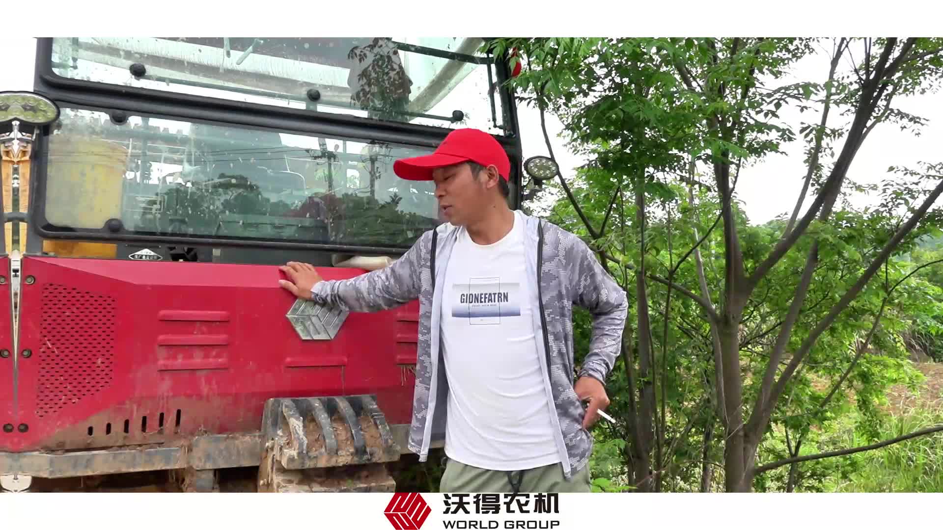 江西吉安 | 沃得农机猛龙1GLZ-220F履带旋耕机作业现场