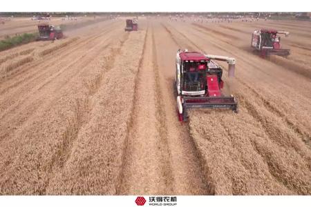 沃得农机获得霍邱机收减损大比武（第一）