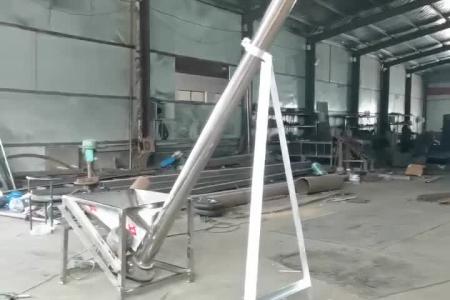 不锈钢螺旋输送机 绞龙上料提升机