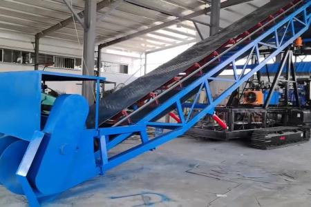 煤矸石装车扒料机#螺旋扒渣机#履带行走式扒渣机