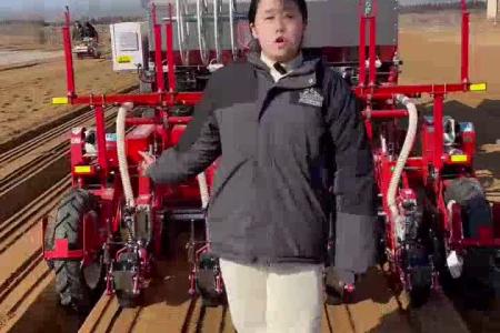 大顺两垄四行大白菜播种机