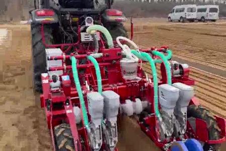 大顺两垄四行胡萝卜播种机