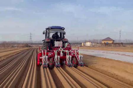 大顺四垄八行胡萝卜播种机