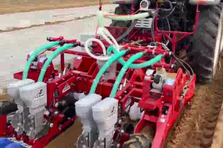 大顺两垄四行胡萝卜播种机