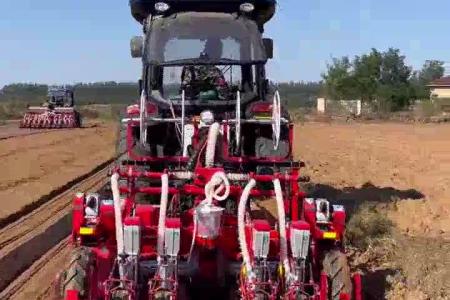 大顺两垄四行气吸甜菜芥菜播种机