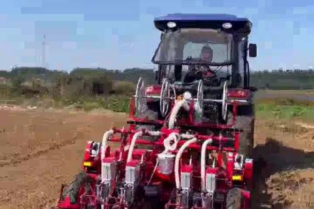 大顺两垄四行青白萝卜播种机