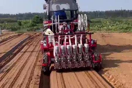 大顺一垄多行气吸快菜播种机