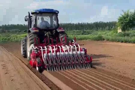 大顺一垄多行气吸生菜油麦菜播种机