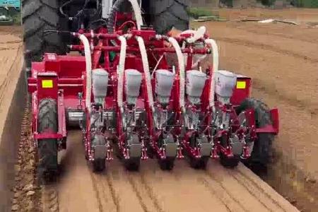 大顺一垄多行气吸叶菜播种机